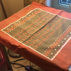 NWT. Artisan Angkor Silk Pair of 2 Pillowcase Covers with Geometric Pattern